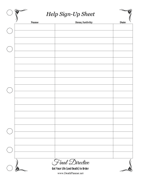 Help Sign-Up Planner Final Directive