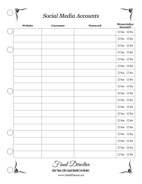 Social Media Accounts Final Directive