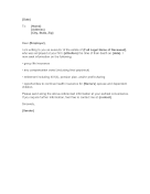 Employee Death Benefits Letter Report Template