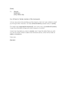 Friend Family Person Death Notification