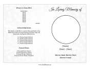 Funeral Program Template