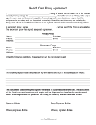 Healthcare Proxy Agreement