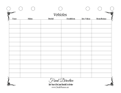 Vehicles Worksheet